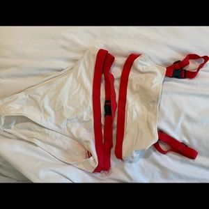 Frankie's Bikinis Kiki Ribbed Buckle Set